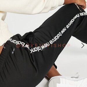 Athleisure | NWOT New Balance Black Joggers Logo Tape Racer Stripe | Streetwear